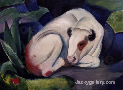 Taurus by Franz Marc paintings reproduction